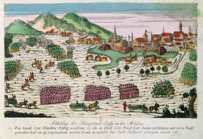 1788年のロシア軍による包囲とジャシーの捕獲 作： German School