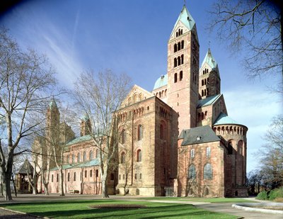 シュパイアー大聖堂、1030年に開始 作： German School
