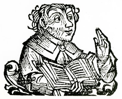 聖ストローク、Hartmann Schedel（1440-1514）による「慢性」から 作： German School