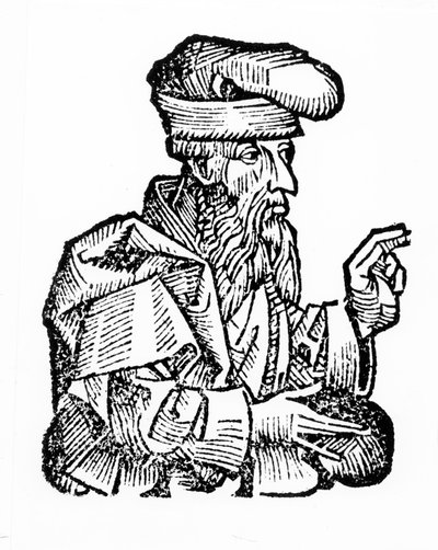 聖ポギウス、ハルトマンシェデル作「Liber Chronicarum」（1440年〜1514年）、1493年 作： German School