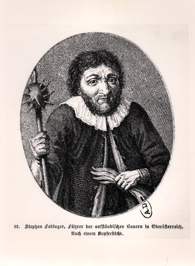 ステファン・ファディンガー（d.1626）、オーストリアの農民反乱（1625-1626）のリーダー 作： German School