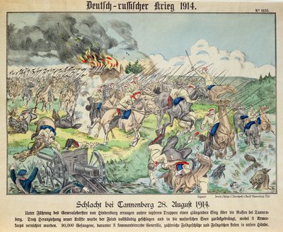 タンネンベルクの戦い、1914年8月24日 作： German School