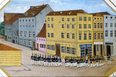 1857年、スクタリにある病院の兵舎 作： German School