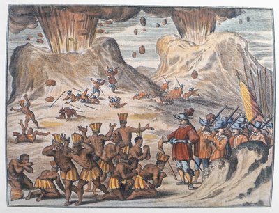 1521年のテノチティトランへのコルテスの旅 作： German School