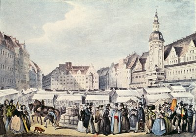 1830年のライプチヒフェア 作： German School