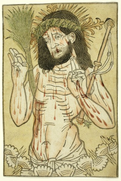 悲しみの男、1475年頃 作： German School