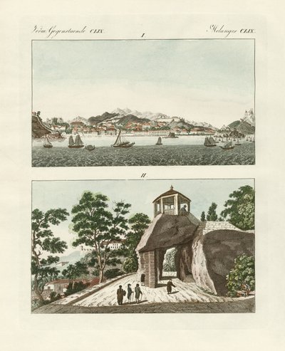 中国のポルトガル植民地・マカオ（彩色画 作： German School