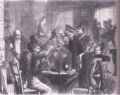 The Prussians at Versailles, Cassells History of the War between France and Germany, published by Cassell and Company Limited, c.1890 (litho) 作： German School