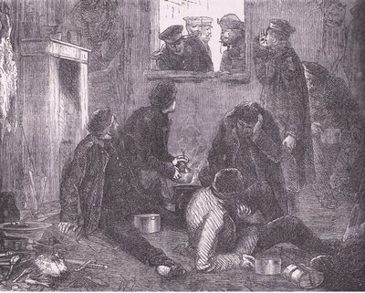 巡回するプロイセン皇太子（Cassells History of the War between France and Germany, published by Cassell and Company Limited, c.1890 (litho) 作： German School