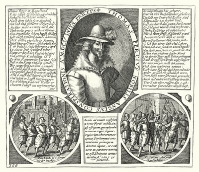 火薬陰謀の共犯者の一人、トーマス・パーシー（版画 作： German School