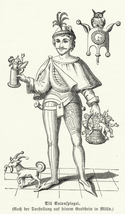Till Eulenspiegel (彫刻) 作： German School