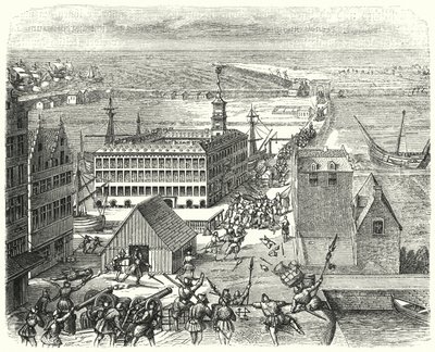 アントワープのハンザ同盟の商館 作： German School