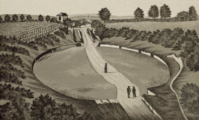 トリーア: Amphitheatre (litho) 作： German School