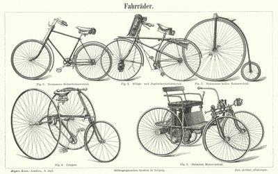 自転車の種類（彫金 作： German School