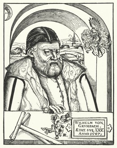 ヴィルヘルム・フォン・グルンバッハ（ドイツの騎士・冒険家）（銅版画 作： German School