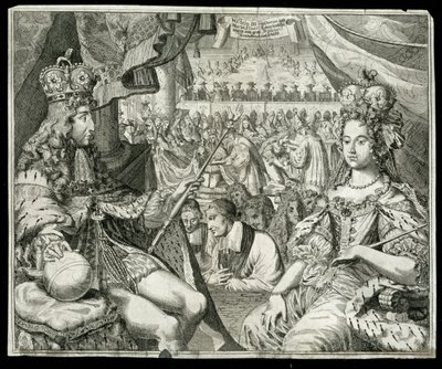 ウィリアム3世（1650〜1702年）およびメアリー2世（1662〜94年）1689年頃のグレートブリテンおよびアイルランドの王および女王 作： German School