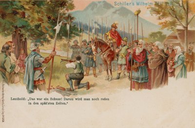 ウィリアムテル、息子の頭からリンゴを撃った 作： German School