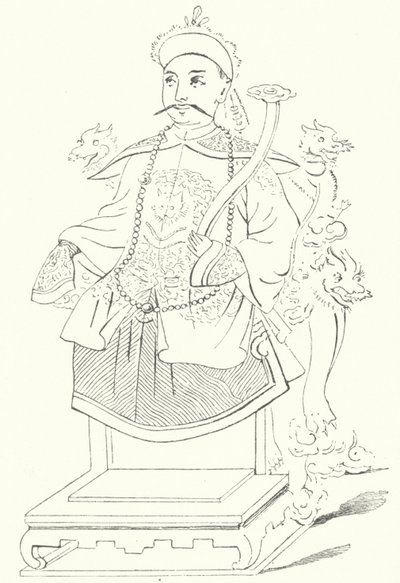 中国の仙鳳趾（せんぽうし）皇帝（彫刻作品 作： German School