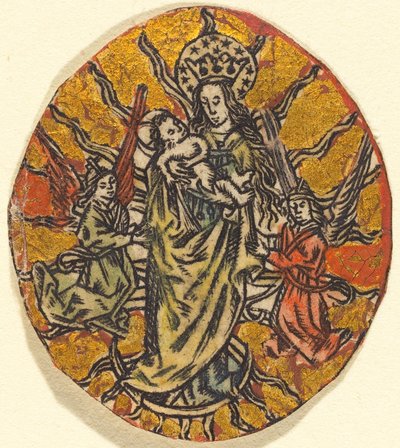 マドンナと子供 作： German or Netherlandish 15th Century