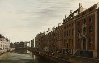1672年、西側から見たアムステルダムのヘーレングラハトの「ゴールデンベンド」 作： Gerrit Adriaensz Berckheyde