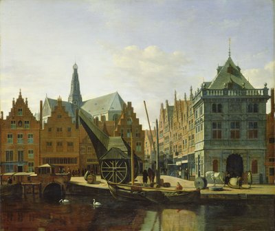 ハールレムでのSpaarneの眺め、1667年 作： Gerrit Adriaensz Berckheyde
