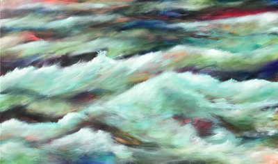 イースター・パシフィック、2018年（キャンバスにアクリル画） 作： 