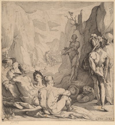 洗礼者ヨハネ、説教 作： Gerrit Pietersz Sweelinck