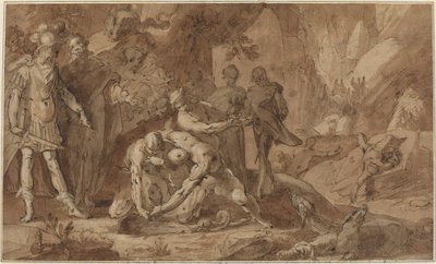 オデュッセウスとテイレシアス 作： Gerrit Pietersz Sweelinck
