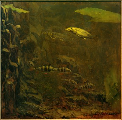 パイクとパーチ 作： Gerrit Willem Dijsselhof