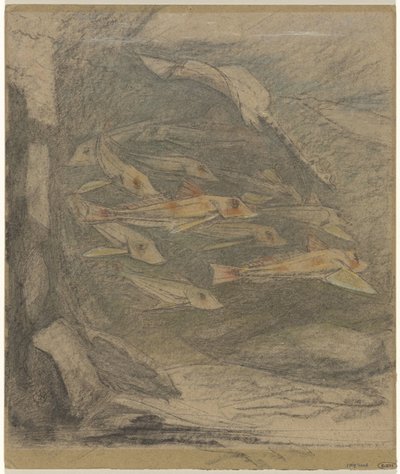 スクールポネンとアカエイ 作： Gerrit Willem Dijsselhof