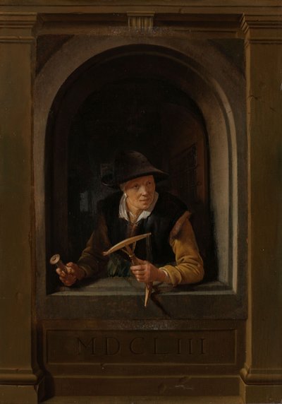 漁師の妻 作： Gerrit or Gerard Dou