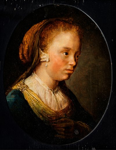 少女の肖像 作： Gerrit or Gerard Dou