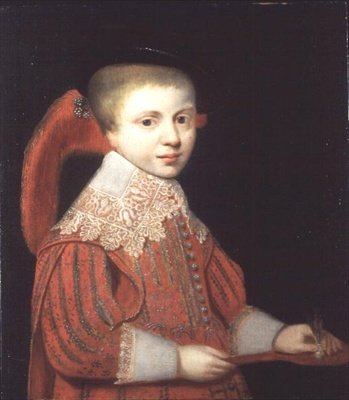 シャトルコックをプレーするナッソー王子の肖像 作： Gerrit van (studio of) Honthorst