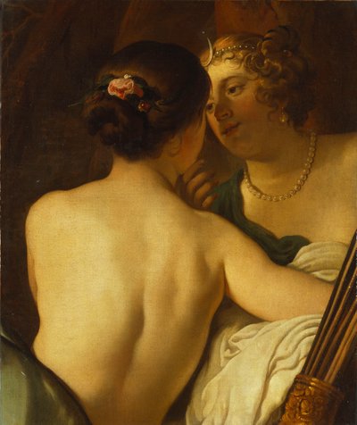 カリストを誘惑するダイアナのガイスの木星 作： Gerrit van Honthorst