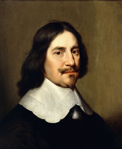 紳士の肖像、バストの長さ、黒を着て、 作： Gerrit van Honthorst