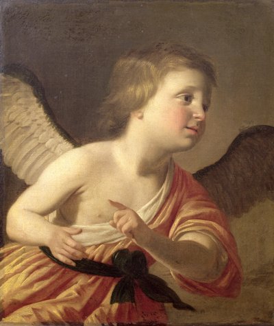 キューピッドとして若いボヘミアのモーリス王子（1620-53）の肖像 作： Gerrit van Honthorst