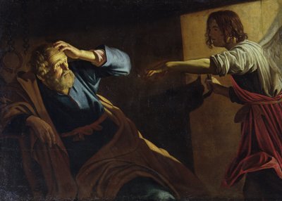 刑務所から解放された聖ペテロ 作： Gerrit van Honthorst