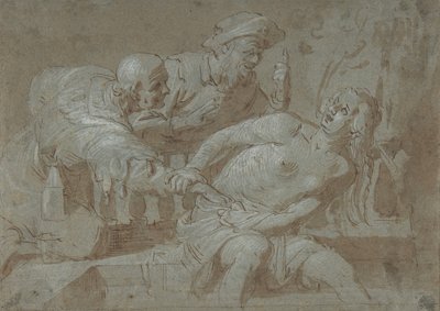 スザンナと長老たち、17 世紀初頭から 17 世紀半ば。 作： Gerrit van Honthorst