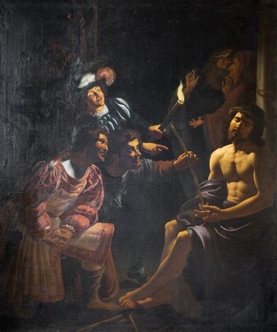 キリストの嘲笑 作： Gerrit van Honthorst