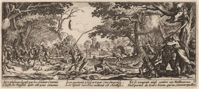 農民は自ら復讐する 作： Gerrit van Schagen after Jacques Callot