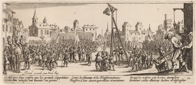 ストラップド 作： Gerrit van Schagen after Jacques Callot