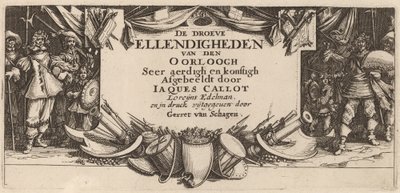 タイトルページ 作： Gerrit van Schagen after Jacques Callot