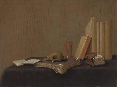 ヴァニタスの静物 作： Gerrit van Vucht