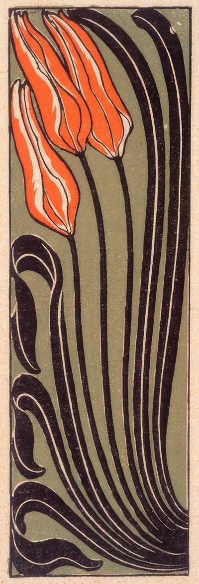 チューリップ飾り 作： Gertrud Kleinhempel