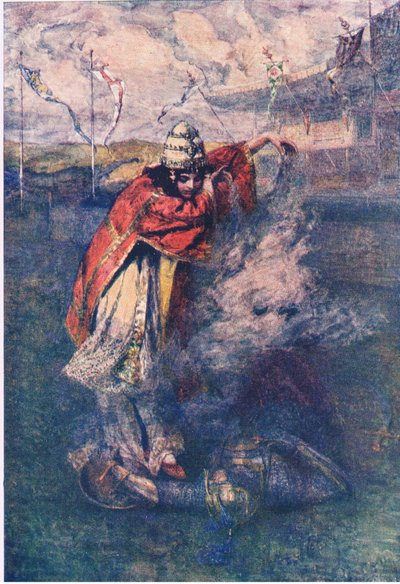 Duessa karkoitti George Harrapin ja Companyn julkaiseman Lumotun pilven, Stories from the Faerie Queen 作： Gertrude E. Demain (after) Hammond