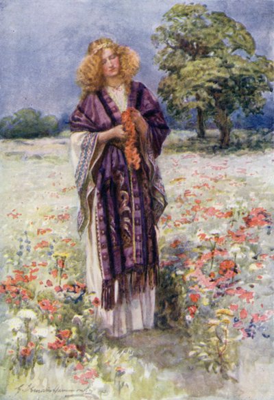 The Fair Serena (カラー リソ) 作： Gertrude E. Demain (after) Hammond