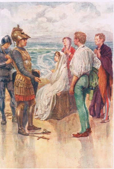 The Judgement of Artegall, Stories from the Faerie Queen, julkaisija George Harrap and Company 作： Gertrude E. Demain (after) Hammond