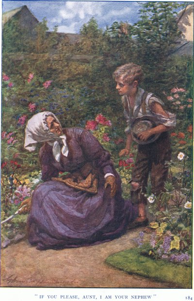 「もしよろしければ、おばさん、私はあなたの甥です」. 作： Gertrude E. Demain Hammond