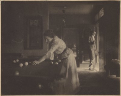 ビリヤードのGertrudeKäsebierO&39;Malley 作： Gertrude Käsebier