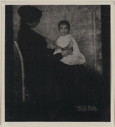 赤ちゃんを連れたウォード夫人の肖像 作： Gertrude Käsebier